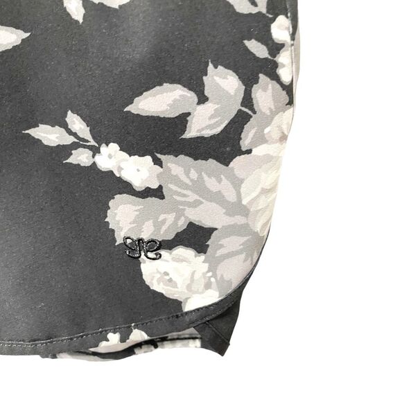 Albion Size Large Fit Shorts Romper in Black & Slate Floral - Picture 7 of 13